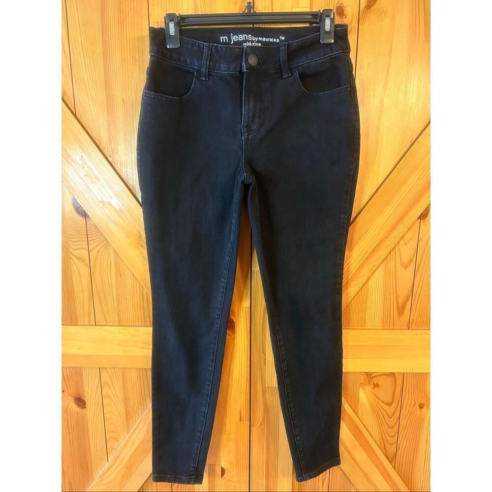 m jeans by Maurices Jeans Womens Size Small Short Black Mid Rise (5698)